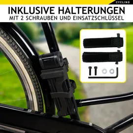 Dunlop Fahrradschloss Schwarz Rahmenschloss