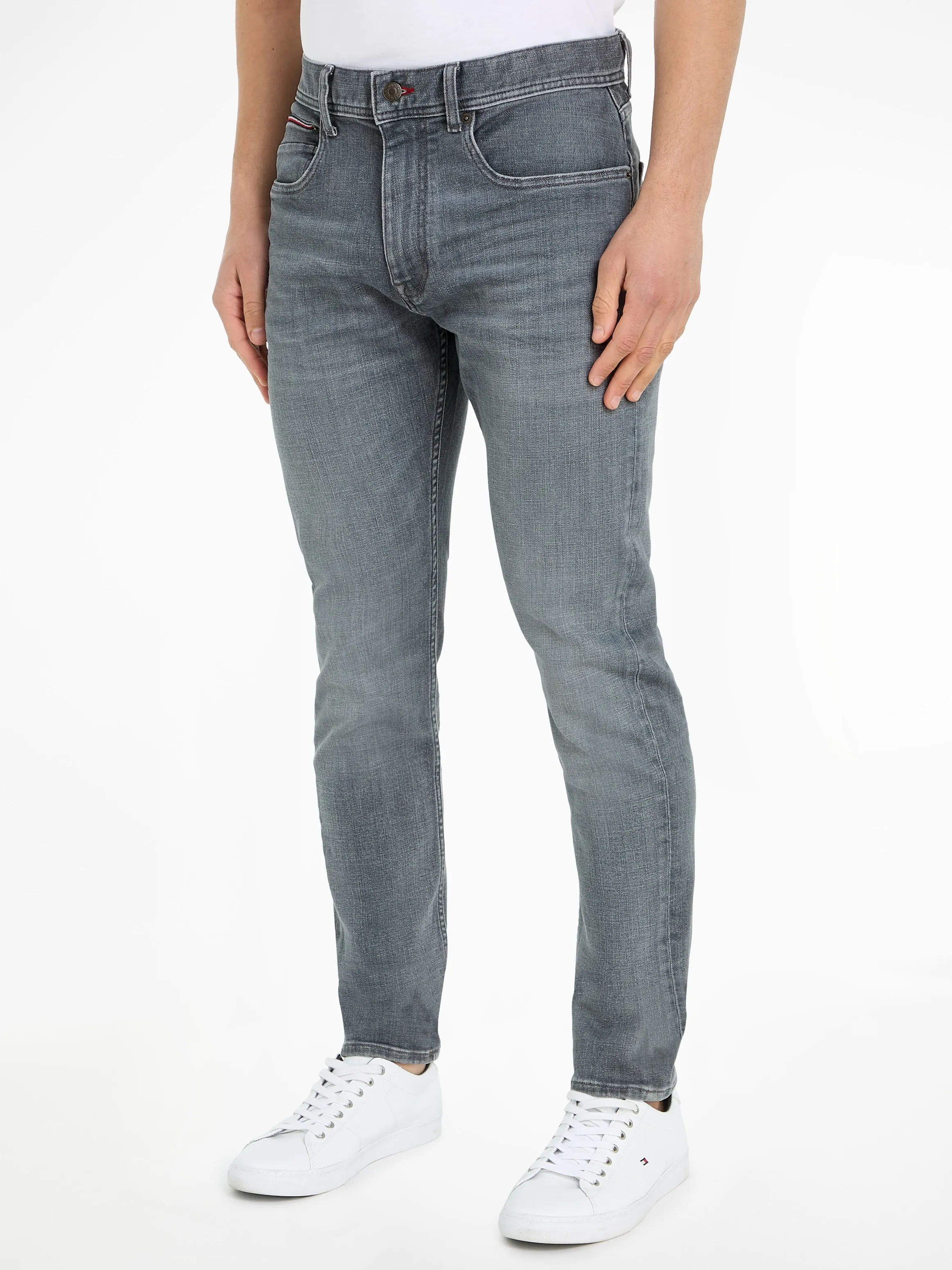 Tommy Hilfiger 5-Pocket-Jeans »TAPERED HOUSTON TH FLEX TUMON« TOMMY HILFIGER Meyer Grey 33