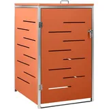 deluke Mülltonnenbox JAGU 115 x 69 x 77,5 cm orange