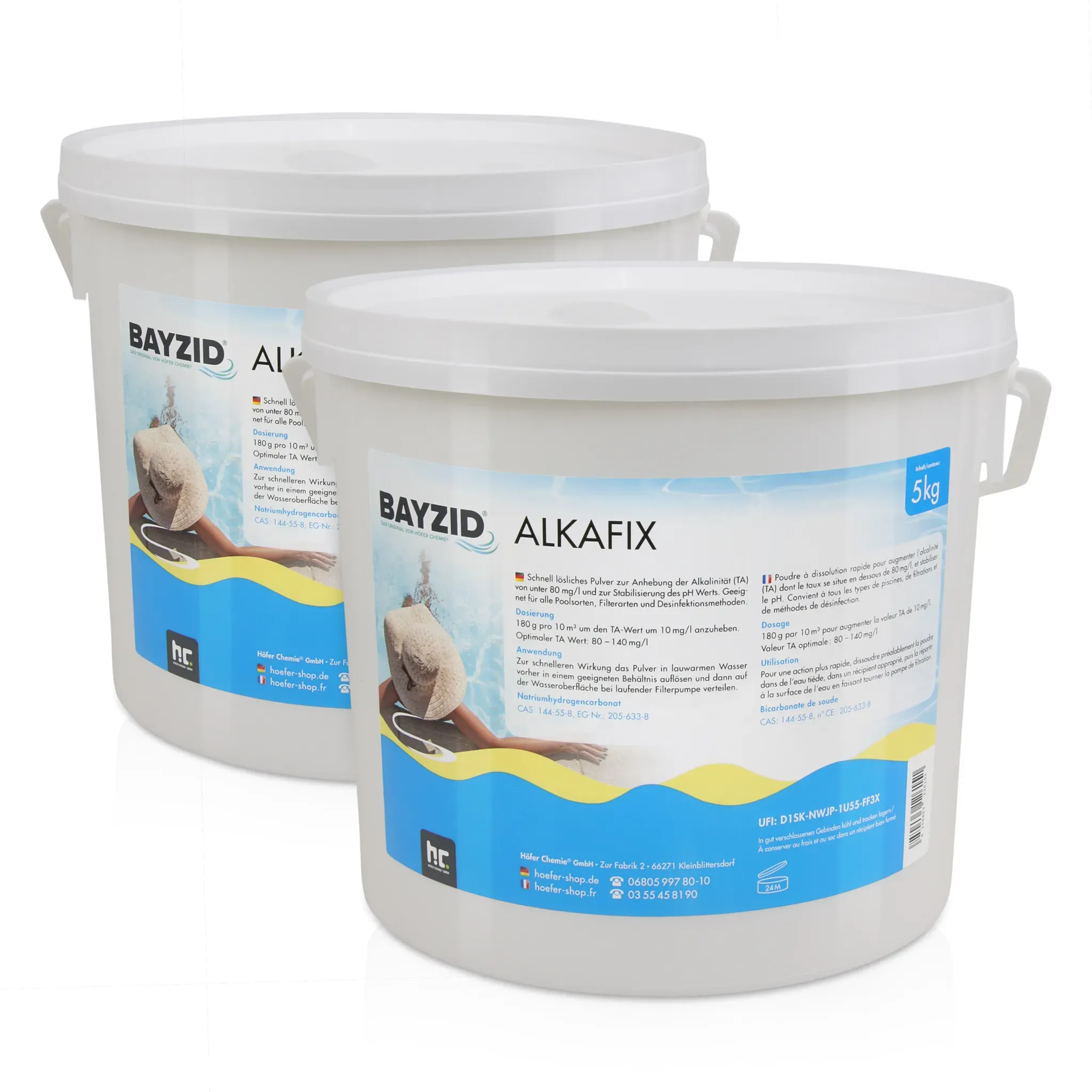 2 x 5 kg BAYZID®  Alkafix zur Anhebung der Alkalinität (TA)