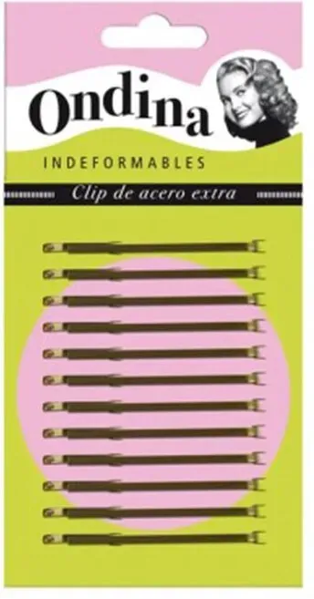 EUROSTIL ONDINA CLIPS 70MM BRONCE 12UN