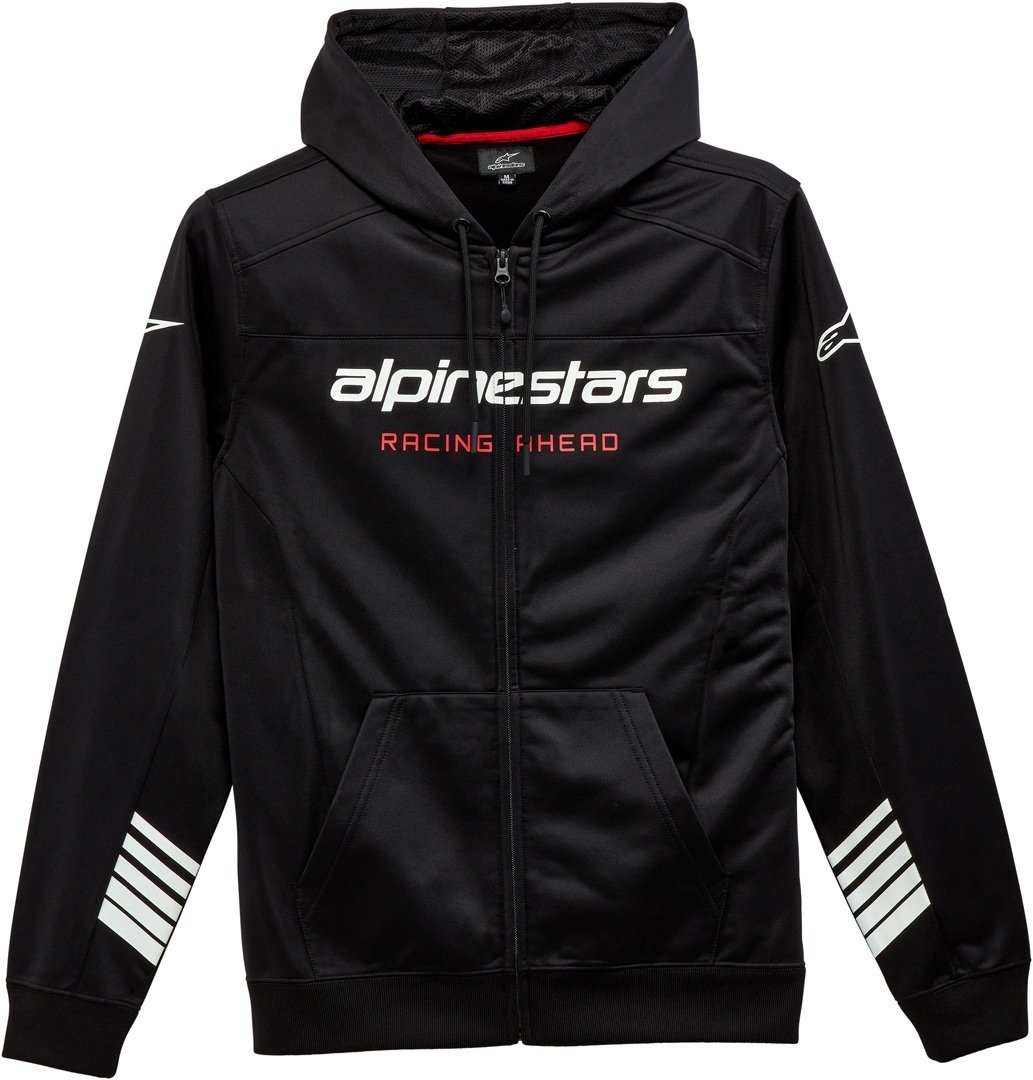 Alpinestars Session LXE Hoodie met ritssluiting, zwart, S Voorman