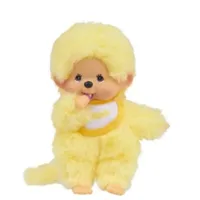 Monchhichi mit Latz, 15 cm, 1 Stück; 3-fach sortiert