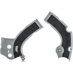 Acerbis 0022444 Yamaha, Protecteur de cadre X-Grip - Argent