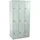 Mendler Schließfach Boston T829, Schließfachschrank Wertfachschrank Spind, Metall 9 Fächer ~ grün