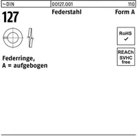 Reyher Federring DIN 127 A 12 Federstahl 500 Stück