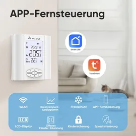salcar Heizkörperthermostat Smart WiFi programmierbar