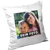 Eurofoto Kissen mit Foto | Personalisierbar mit Bild und Wunsch-Text