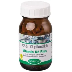 Sanatur Vitamin K2 + Vitamin D3 Kapseln (90St)
