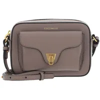 Coccinelle Beat Soft Mini Bag Umhängetasche Leder 18 cm warm taupe