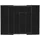 Relaxdays Besteckkasten Bambus ausziehbar 7 Fächer hbt 5,5 x 31,5 - 48,5 x 37 cm schwarz
