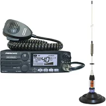 PNI President MC Kinley ASC AM FM LSB CB-Funkgerät mit PNI ML70 CB-Antenne, 70cm, 26-30MHz, 200W - Multiband, VOX, Filter, SWR