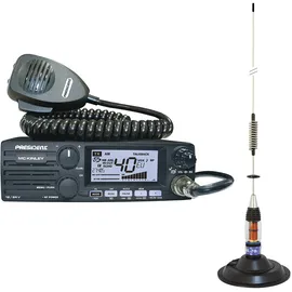 PNI President MC Kinley ASC AM FM LSB CB-Funkgerät mit PNI ML70 CB-Antenne, 70cm, 26-30MHz, 200W - Multiband, VOX, Filter, SWR