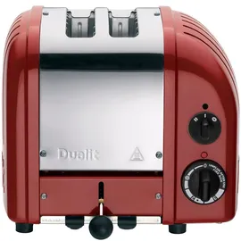 Dualit Classic Toaster Premium 2-Schlitz inkl. Gratis Sandwichzange Rot