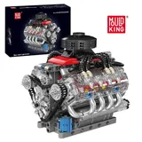 Mould King Chevy LSX454 Motorisierter V8-Motor Bausatz 487-tlg. 10171