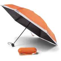 Pantone Pantone, Taschenschirm inkl. modischem Reise-Etui, Orange 021