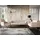 Fun Möbel Couch Stoff 3-Sitzer + 2-Sitzer + Sessel Beige