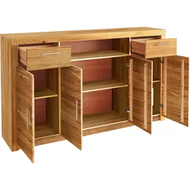 vogl möbelfabrik Highboard 182 x 107 x 42 cm Braun / Beige