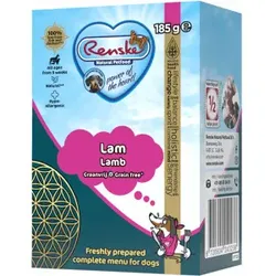 Renske Lamm Nassfutter Hund getreidefrei und frisch zubereitet 24 x 185 g