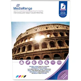 MediaRange Fotopapier, A4, 250g, 50 Blatt