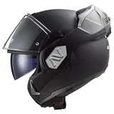 LS2 LS2, modularer motorradhelm ADVANT Matt-schwarz UCS + intercom 4X XS