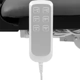 Physa Massageliege 3 Motoren - 300 W - 185 x 67 x 62 - 84 cm - 200 kg schwarz/grau Massagebank Therapieliege Behandlungsliege