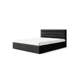 bettso Polsterbett mit Bettkasten Bella ¦ schwarz ¦ Maße (cm): B: 149 H: 85