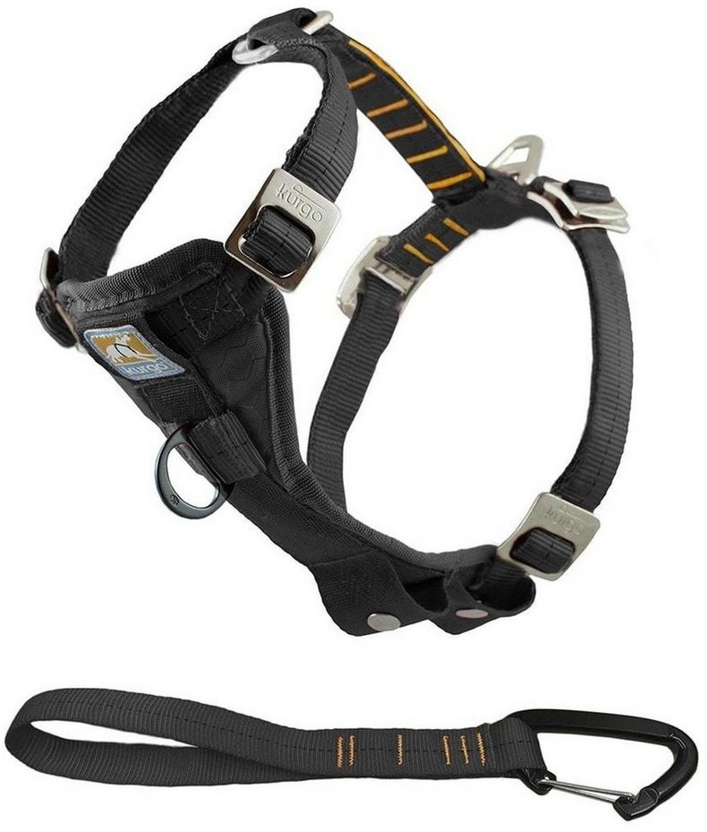 kurgo Autohundegeschirr Autogeschirr Tru-Fit-Smart Harness inkl. Gurtanschluss schwarz Größe: L / Brustumfang: 61 - 86 cm / Halsumfang: 46 - 76 cm