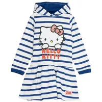 Cerdá Hello Kitty Kleid für Mädchen, weiches und bequemes Kleid Hello Kitty, Kinderbekleidung für den Frühling, Marineblau/Weiß, 4 Jahre - 4 Jahre