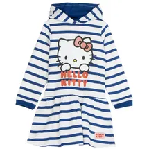 Cerdá Hello Kitty Kleid für Mädchen, weiches und bequemes Kleid Hello Kitty, Kinderbekleidung für den Frühling, Marineblau/Weiß, 4 Jahre - 4 Jahre