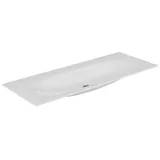 KEUCO EDITION 11 Einbauwaschtisch aus Keramik, 1407x17x538mm, ohne Hahnloch, weiß, 31160311400