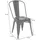 chefgastro Stapelstuhl Metall rot 4er Set