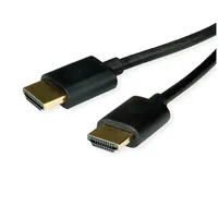 Roline HDMI High Speed Kabel mit Ethernet, Slim, ST-ST,