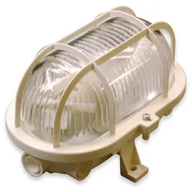 Müller-Licht Oval Feuchtraumleuchte 1 E27 oval weiß