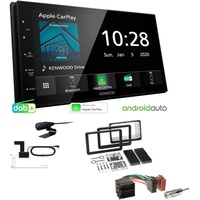 Kenwood Autoradio Apple CarPlay Android DAB+ für Alfa Romeo Spider mit OEM Navi