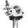 Vogel's PUC 1051 Traversenadapter Silber