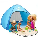 LuxusKollektion Strandmuschel Strandmuschel Pop Up UPF50 UV Schutz Strandzelt Camping 3-4 personen
