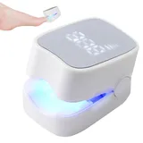 kouamor Nagelpilz Laser BehandlungsgeräT Mit Zeitanzeige, Nagelpilz Behandlung Schnell Intensiv, Wiederaufladbares Nagelreinigungs PflegegeräT, 470nm Blau 905nm Infrarotlicht, FüR Finger FußNäGel