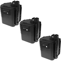 EXTENSILO 3x Akku kompatibel mit Bosch GBH 24VR, GBH