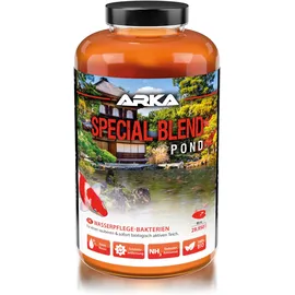 Arka Teichbakterien 946 ml – hochaktive Bakterienmischung für klares Teichwasser – baut KOT, Futterreste & Pflanzenabfälle biologisch ab – sofort aktiv für stabiles Gleichgewicht – ARKA Pond Special Blend