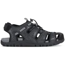 GEOX UOMO SANDAL STRADA B Herren Schwarz 41