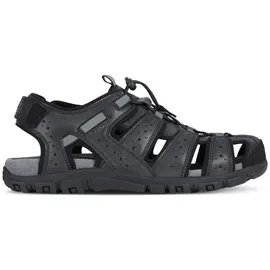 GEOX UOMO SANDAL STRADA B Herren Schwarz 41