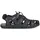 GEOX UOMO SANDAL STRADA B Herren Schwarz 41