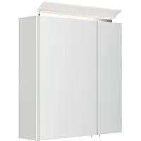 Posseik Spiegelschrank inkl. Design LED-Lampe u. Glasböden 60 cm