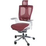 MCW Bürostuhl, Rot, 75x138x68 cm, Arbeitszimmer, Bürostühle, Drehstühle