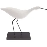 Rico Design Deko Aufsteller Strandläufer, Weiß, Polyresin, 22 x 5,5 x 19