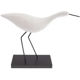 Rico Design Deko Aufsteller Strandläufer, Weiß, Polyresin, 22 x 5,5 x 19
