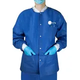 Body Products Medi-Inn Wärmejacken für OP, Station und Pflege, Langarm, blau XXL 1 x 10 Stück