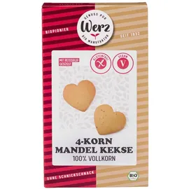 Werz 4-Korn Mandel Kekse 150 g