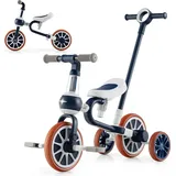 Costway 5-in-1 Kinderrad / Laufrad für Kleinkinder mit abnehmbaren Pedalen, – Blau